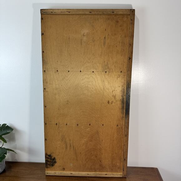 Vintage Drawer : Large Hamilton Mfg. Co New Departure  Antique New Departure Patented Printer\'s Type Case Drawer Wood Trinket Shelf